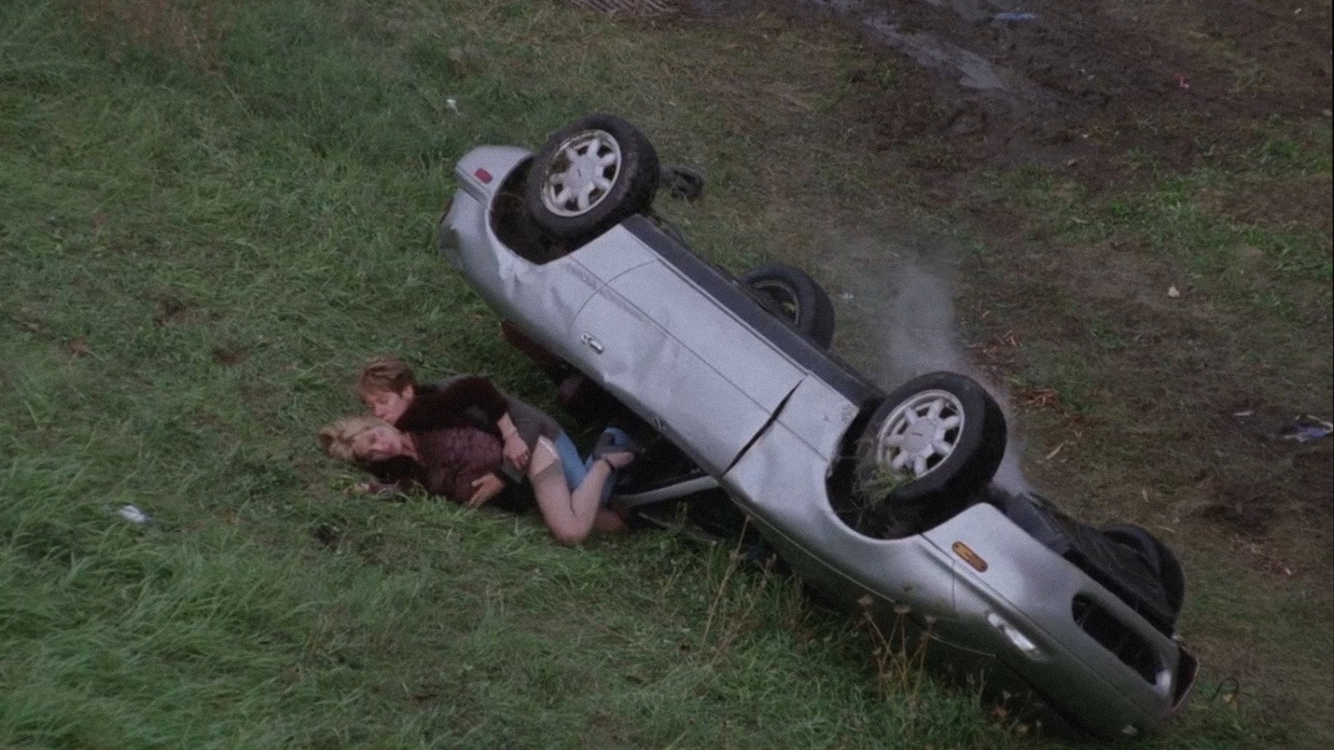 James Ballard and his wife have sex in the aftermath of a car wreck in Crash